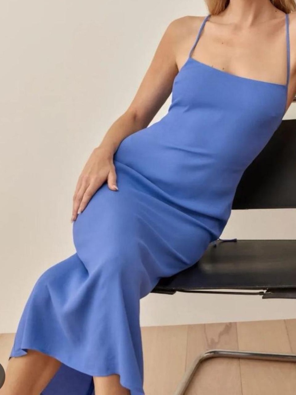 Reformation Dover dress in blue size 0